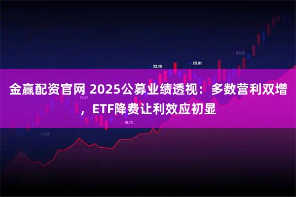 金赢配资官网 2025公募业绩透视：多数营利双增，ETF降费让利效应初显